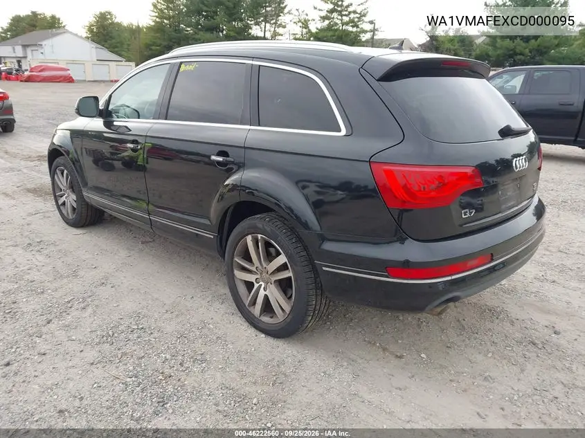 2012 AUDI Q7 VIN WA1VMAFEXCD000095 — фото 3