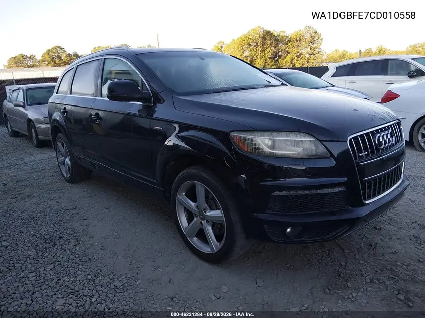 AUDI Q7 2012, VIN WA1DGBFE7CD010558