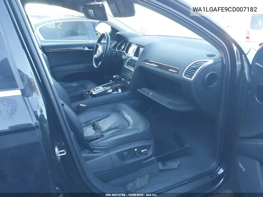2012 AUDI Q7 VIN WA1LGAFE9CD007182 — фото 5