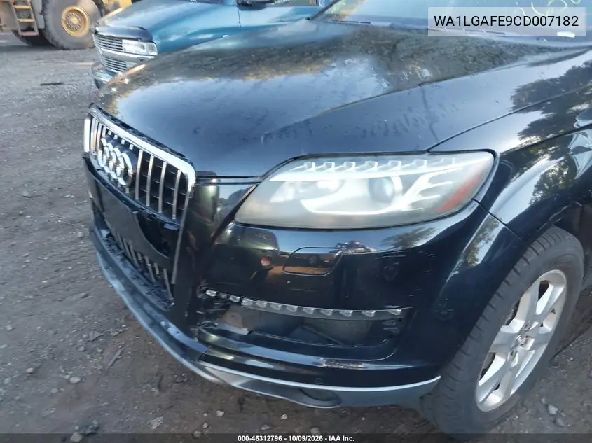 2012 AUDI Q7 VIN WA1LGAFE9CD007182 — фото 6