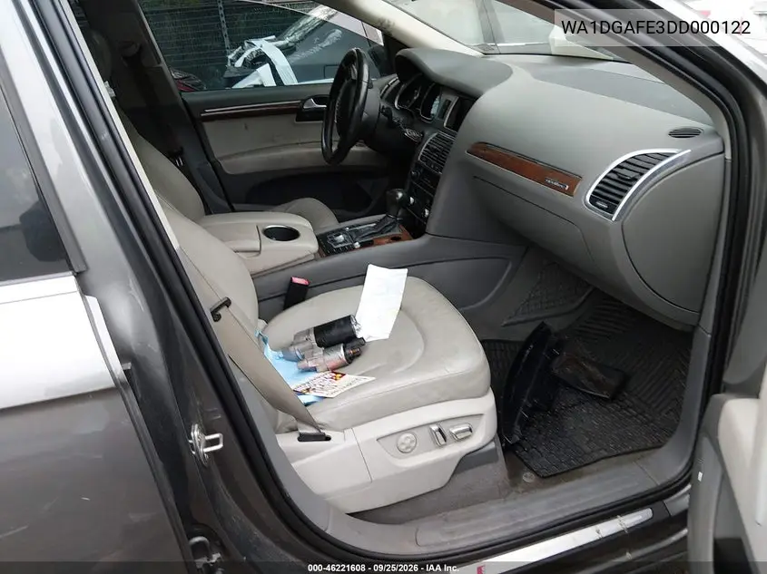 2013 AUDI Q7 VIN WA1DGAFE3DD000122 — фото 5