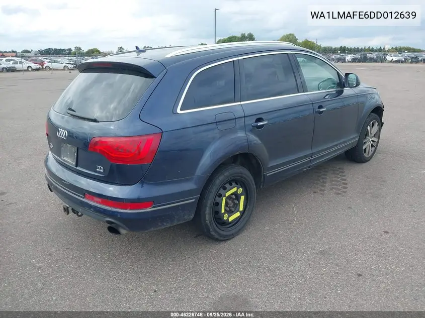 2013 AUDI Q7 VIN WA1LMAFE6DD012639 — фото 4