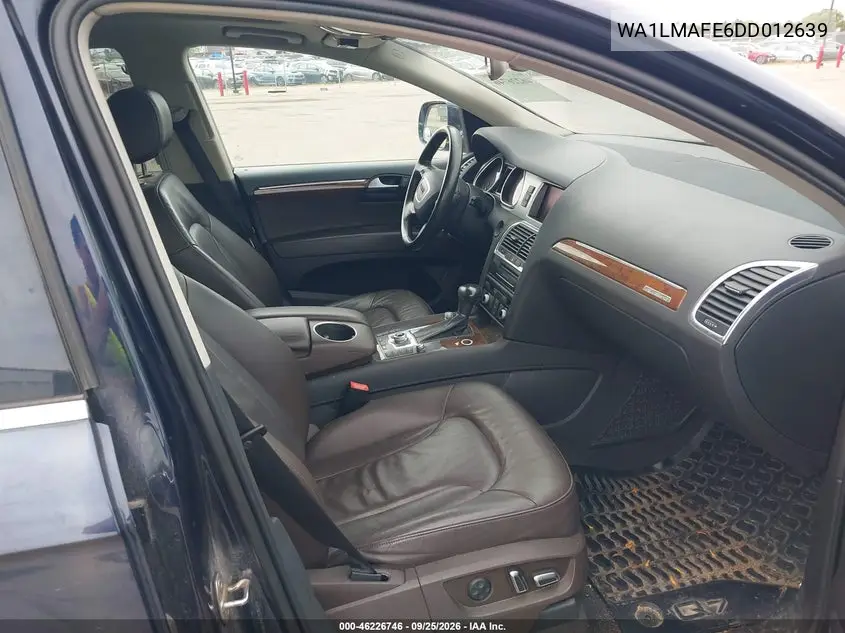 2013 AUDI Q7 VIN WA1LMAFE6DD012639 — фото 5
