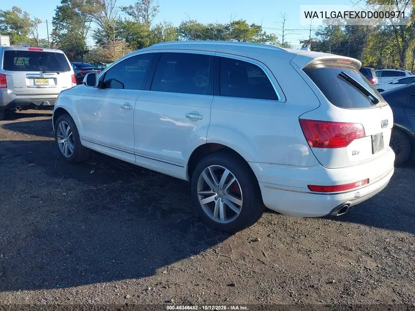 2013 AUDI Q7 VIN WA1LGAFEXDD000971 — фото 3