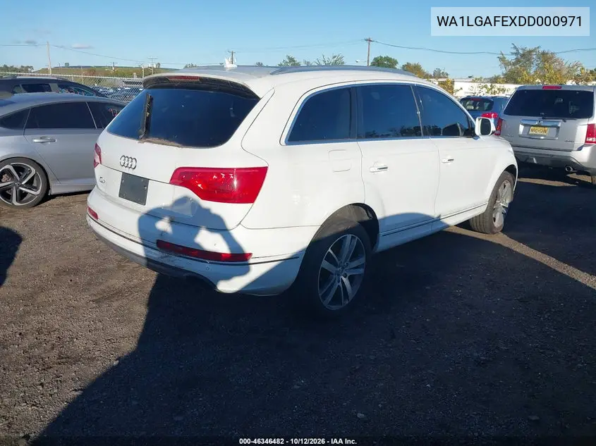2013 AUDI Q7 VIN WA1LGAFEXDD000971 — фото 4