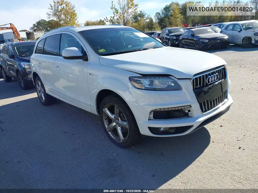 AUDI Q7 2013, VIN WA1DGAFE9DD014820