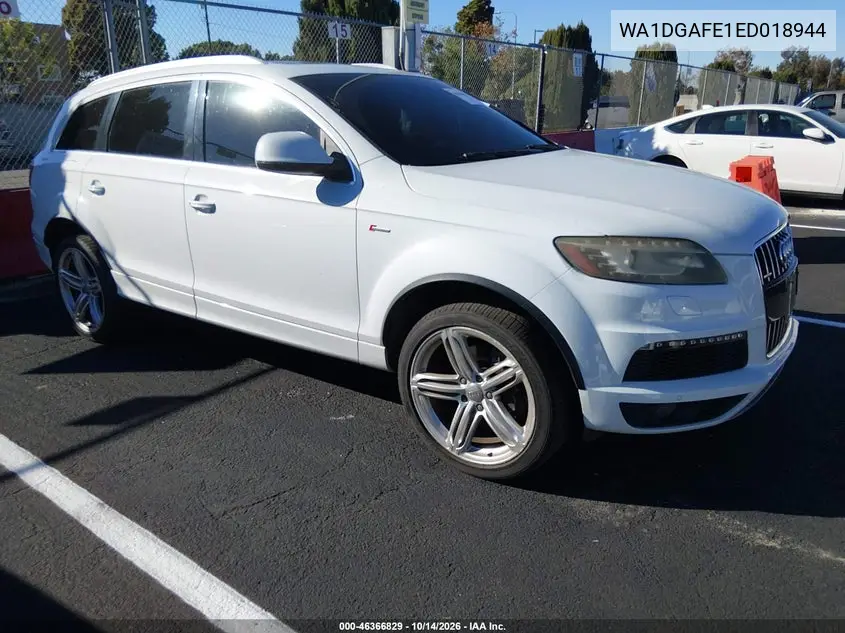 AUDI Q7 2014, VIN WA1DGAFE1ED018944