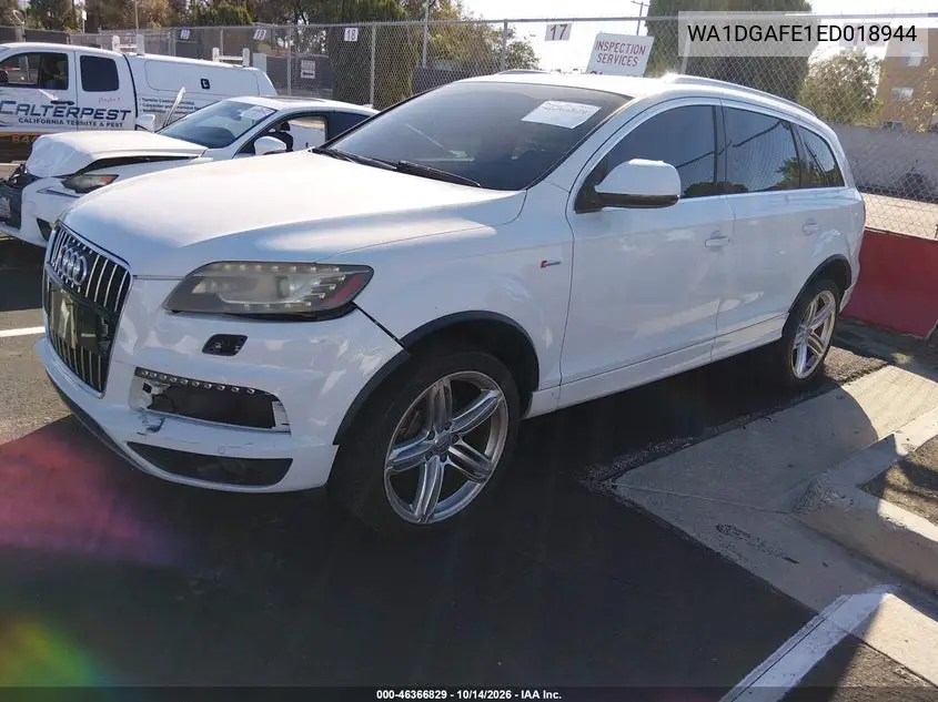 2014 AUDI Q7 VIN WA1DGAFE1ED018944 — фото 2