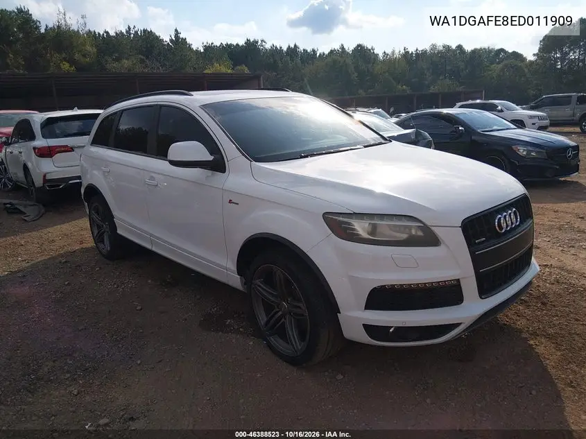 AUDI Q7 2014, VIN WA1DGAFE8ED011909