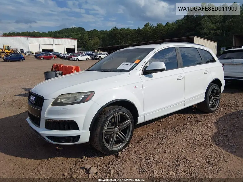 2014 AUDI Q7 VIN WA1DGAFE8ED011909 — фото 2