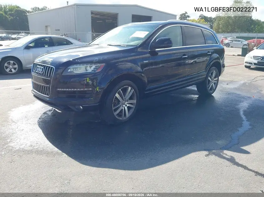 2015 AUDI Q7 VIN WA1LGBFE3FD022271 — фото 2