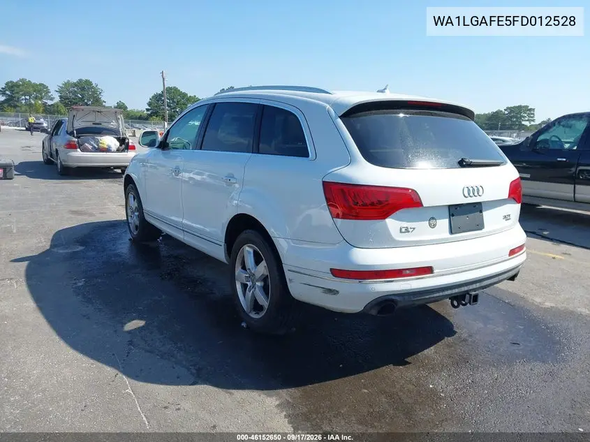 2015 AUDI Q7 VIN WA1LGAFE5FD012528 — фото 3