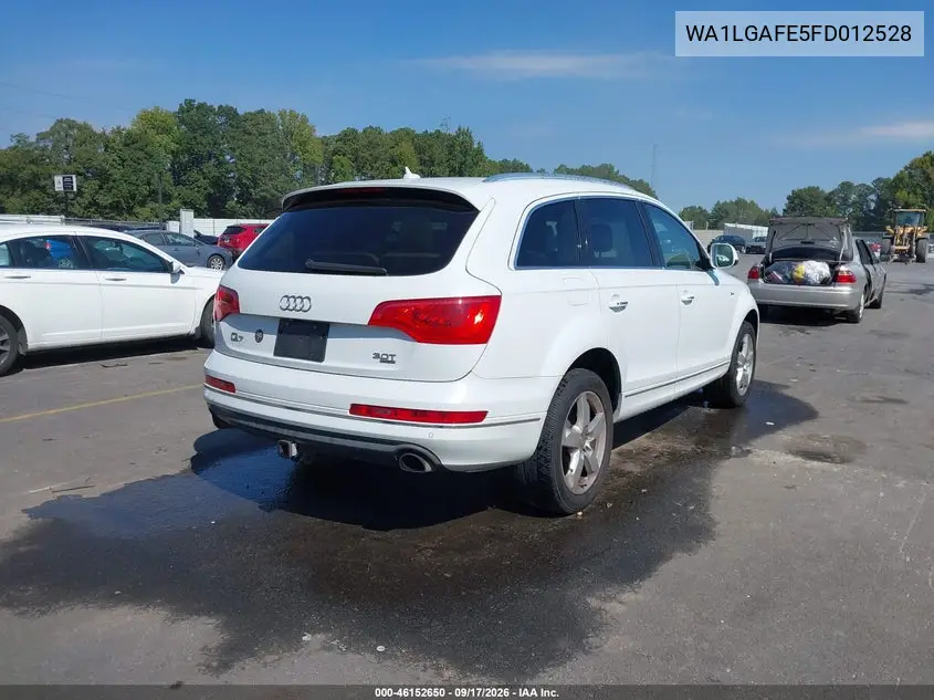 2015 AUDI Q7 VIN WA1LGAFE5FD012528 — фото 4
