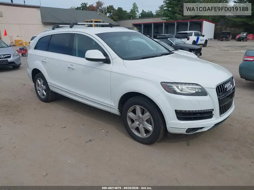 AUDI Q7 2015, VIN WA1CGAFE9FD019188
