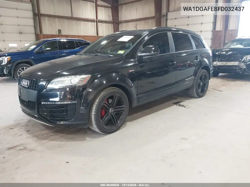2015 AUDI Q7 VIN WA1DGAFE8FD032437 — фото 2