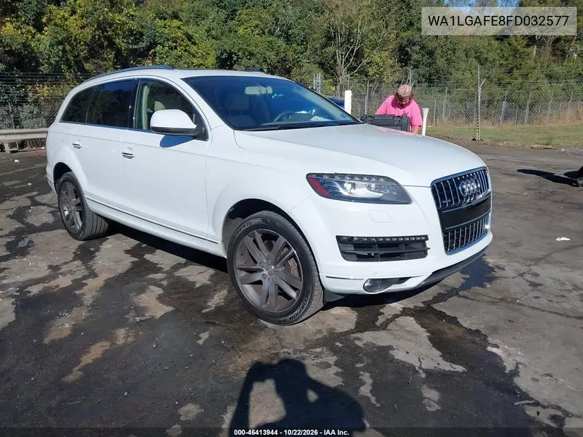 AUDI Q7 2015, VIN WA1LGAFE8FD032577