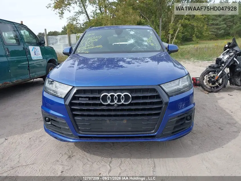 2017 AUDI Q7 VIN WA1WAAF75HD047928 — фото 12
