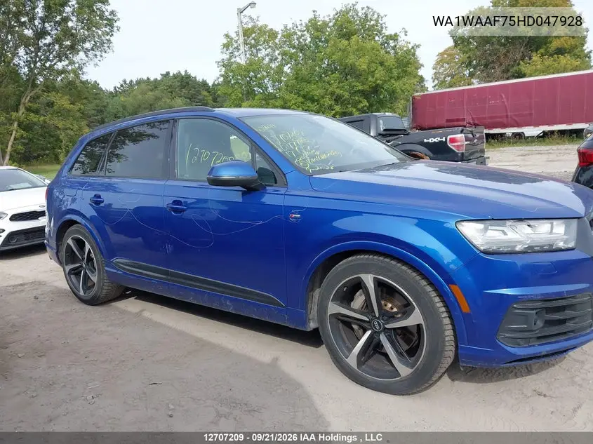 2017 AUDI Q7 VIN WA1WAAF75HD047928 — фото 13