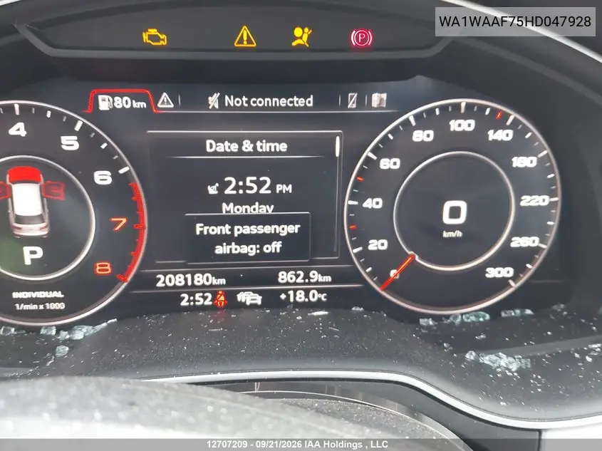 2017 AUDI Q7 VIN WA1WAAF75HD047928 — фото 15