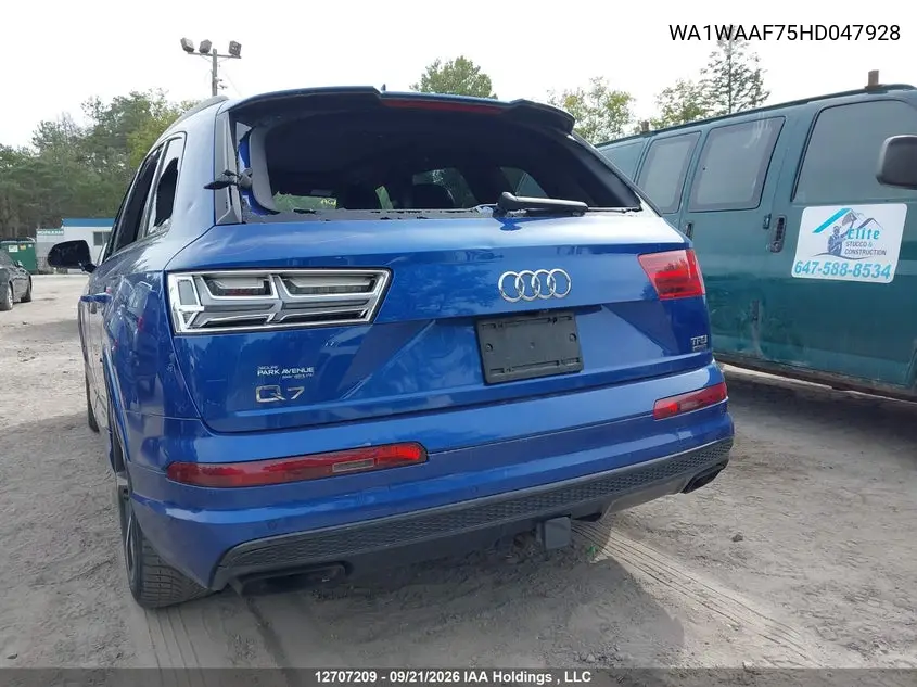 2017 AUDI Q7 VIN WA1WAAF75HD047928 — фото 16