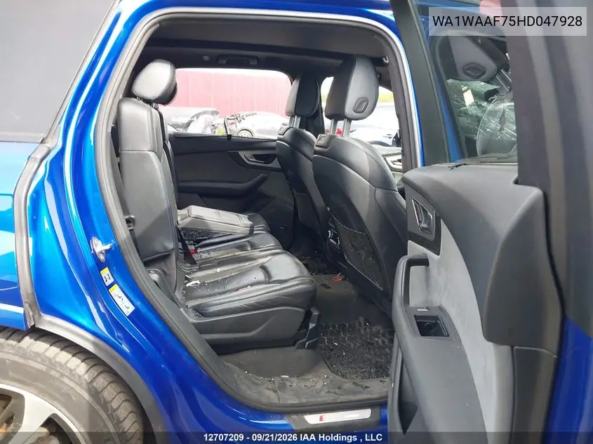 2017 AUDI Q7 VIN WA1WAAF75HD047928 — фото 8