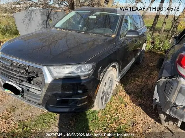 2017 AUDI Q7 VIN WA1LAAF71HD014573 — фото 2