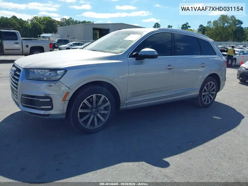 2017 AUDI Q7 VIN WA1VAAF7XHD031154 — фото 2