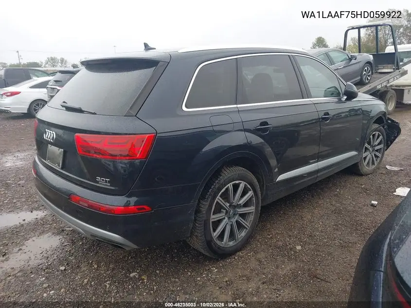 2017 AUDI Q7 VIN WA1LAAF75HD059922 — фото 4