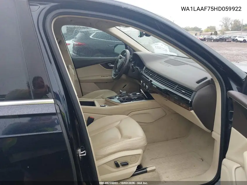 2017 AUDI Q7 VIN WA1LAAF75HD059922 — фото 5