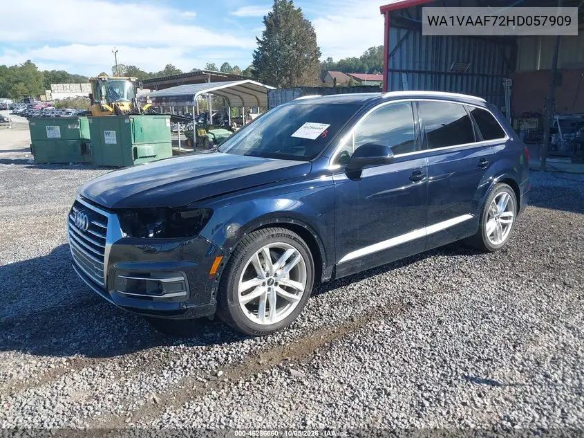2017 AUDI Q7 VIN WA1VAAF72HD057909 — фото 2