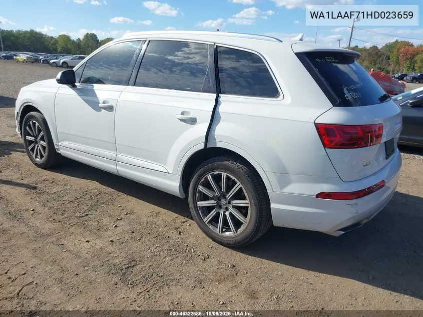 2017 AUDI Q7 VIN WA1LAAF71HD023659 — фото 3