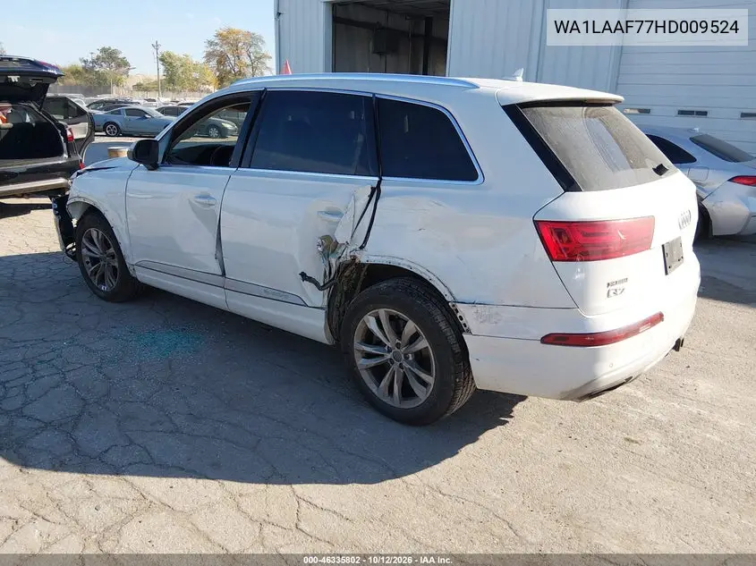 2017 AUDI Q7 VIN WA1LAAF77HD009524 — фото 3