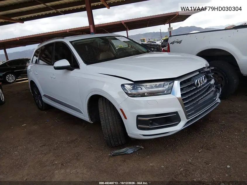 AUDI Q7 2017, VIN WA1VAAF79HD030304