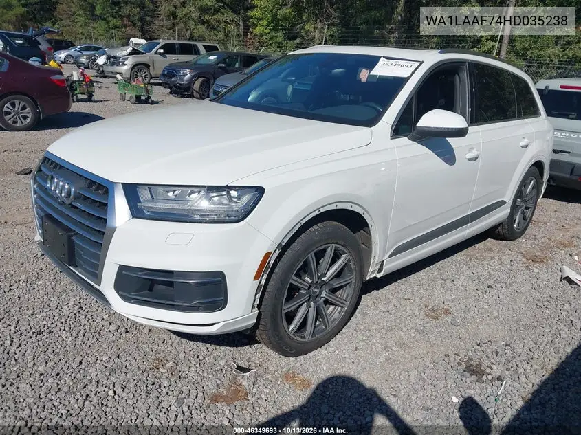 2017 AUDI Q7 VIN WA1LAAF74HD035238 — фото 2