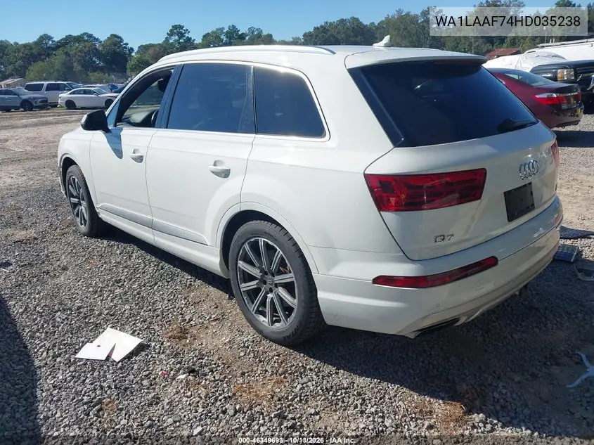 2017 AUDI Q7 VIN WA1LAAF74HD035238 — фото 3