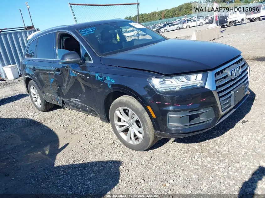 AUDI Q7 2017, VIN WA1LAAF79HD015096