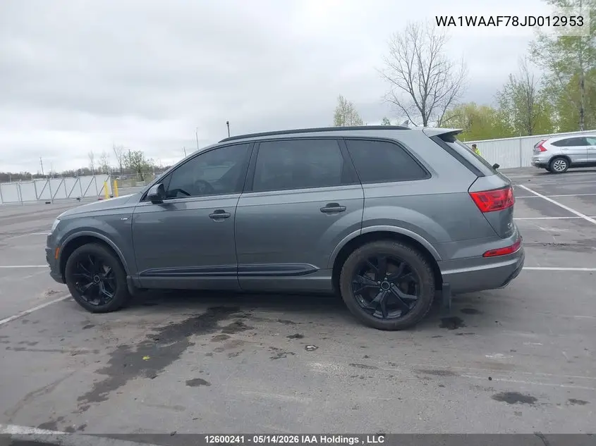 2018 AUDI Q7 VIN WA1WAAF78JD012953 — фото 14