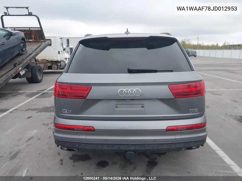 2018 AUDI Q7 VIN WA1WAAF78JD012953 — фото 16