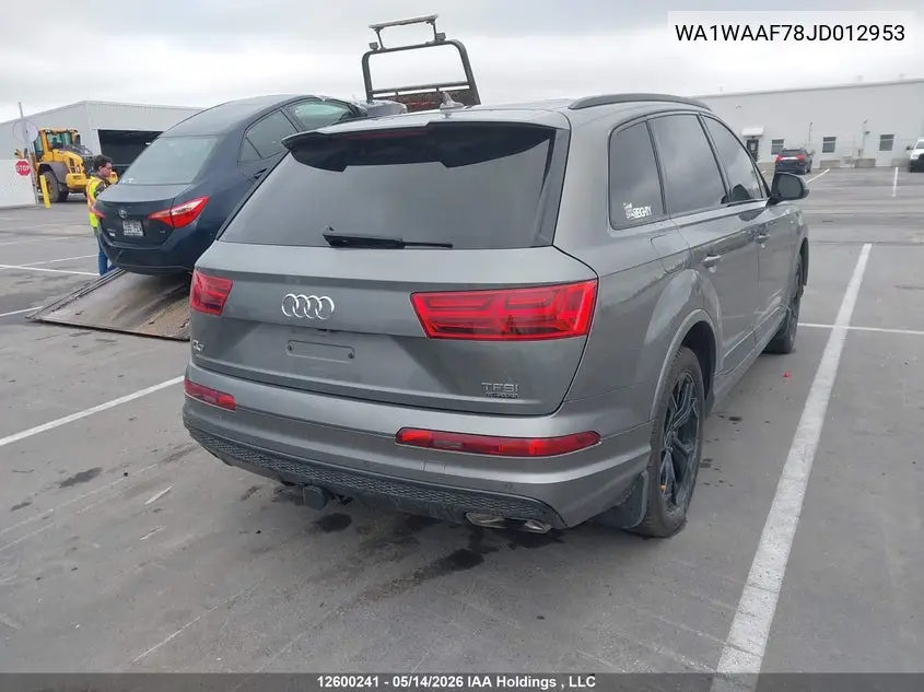 2018 AUDI Q7 VIN WA1WAAF78JD012953 — фото 4