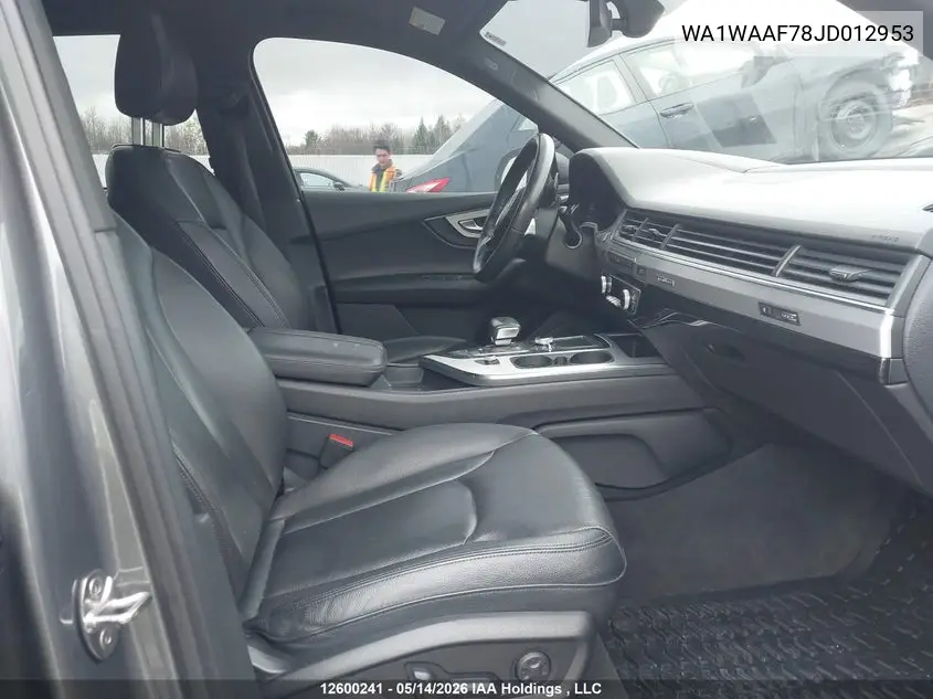 2018 AUDI Q7 VIN WA1WAAF78JD012953 — фото 5