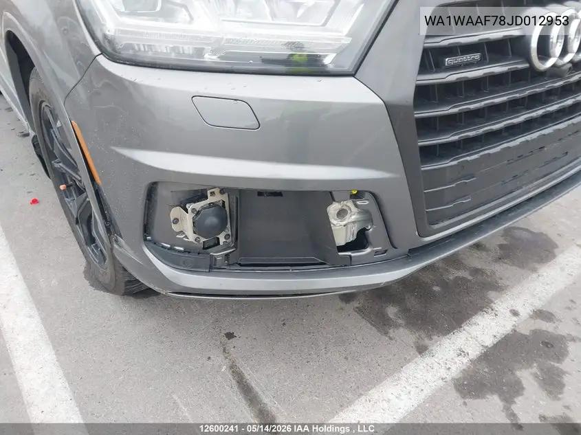 2018 AUDI Q7 VIN WA1WAAF78JD012953 — фото 6