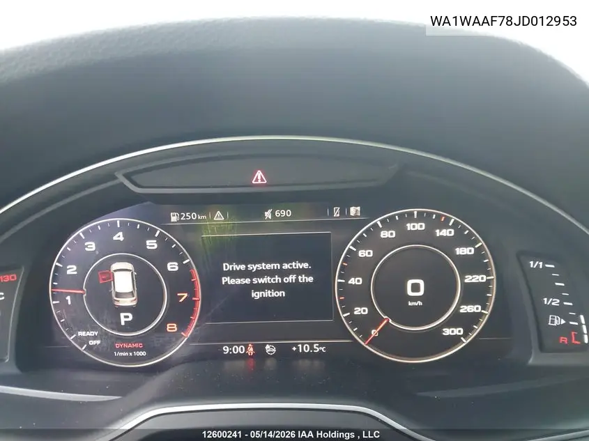 2018 AUDI Q7 VIN WA1WAAF78JD012953 — фото 7