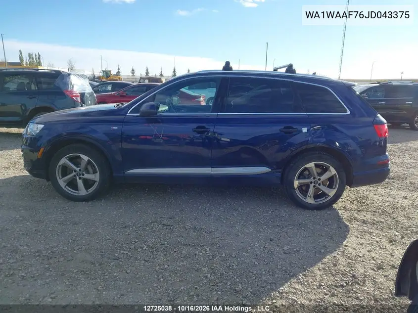 2018 AUDI Q7 VIN WA1WAAF76JD043375 — фото 14