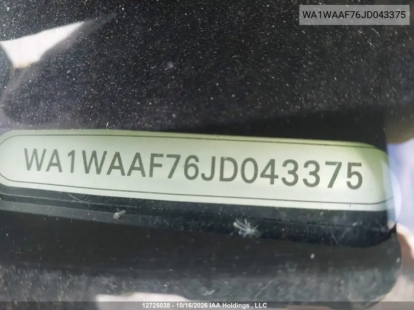 2018 AUDI Q7 VIN WA1WAAF76JD043375 — фото 18