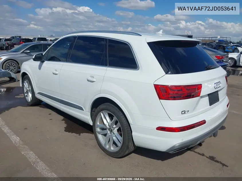 2018 AUDI Q7 VIN WA1VAAF72JD053641 — фото 3