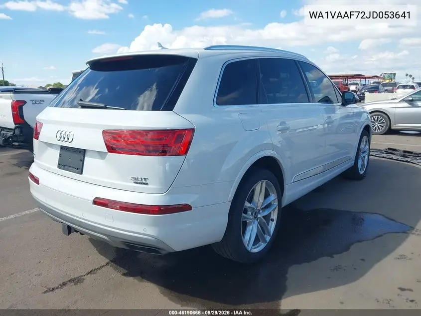 2018 AUDI Q7 VIN WA1VAAF72JD053641 — фото 4