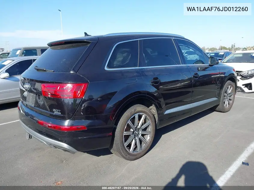 2018 AUDI Q7 VIN WA1LAAF76JD012260 — фото 4