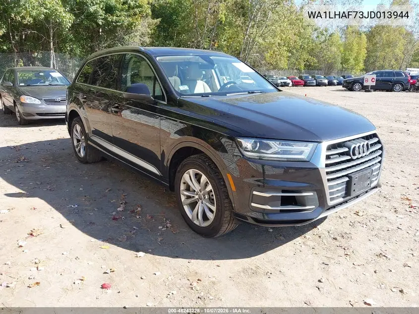 AUDI Q7 2018, VIN WA1LHAF73JD013944