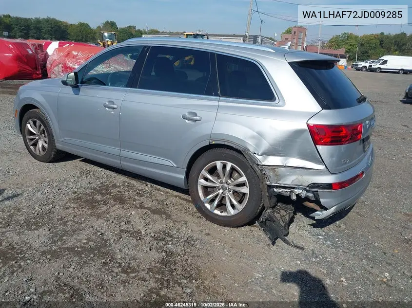 2018 AUDI Q7 VIN WA1LHAF72JD009285 — фото 3