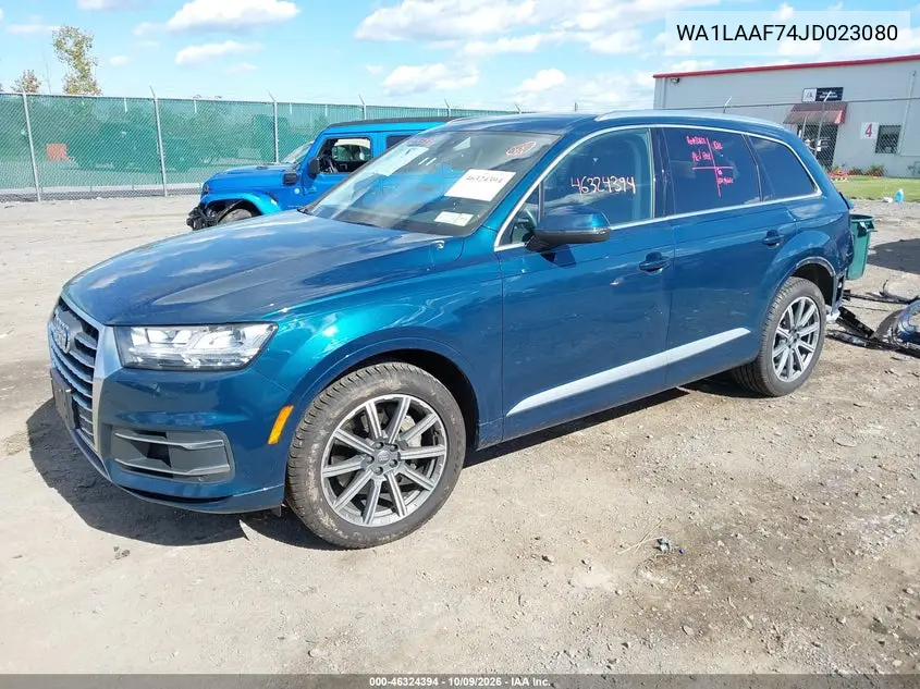 2018 AUDI Q7 VIN WA1LAAF74JD023080 — фото 2